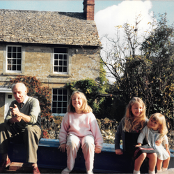 Lawrence White (left), ?, Charlie Lee, Samantha Gardner, Karen, Sally - 11/10/86